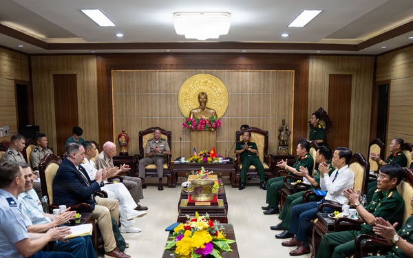 Pacific Partnership 2026 and Pacific Friendship 2026 Conduct Office Call with Vietnamese Armed Forces Officials in Quang Tri, Vietnam