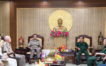Pacific Partnership 2026 and Pacific Friendship 2026 Conduct Office Call with Vietnamese Armed Forces Officials in Quang Tri, Vietnam