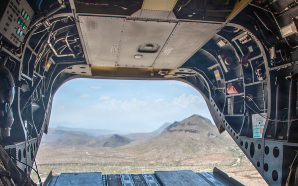 62nd Engineer Battalion conducts a Sling Load Operation to assist U.S. Border Patrol