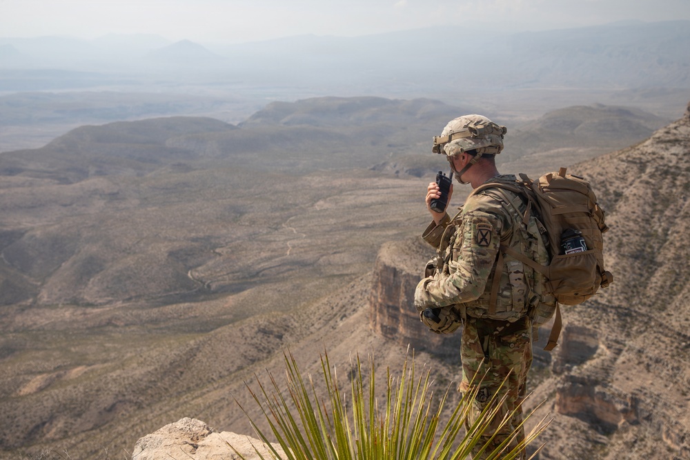 62nd Engineer Battalion conducts a Sling Load Operation to assist U.S. Border Patrol