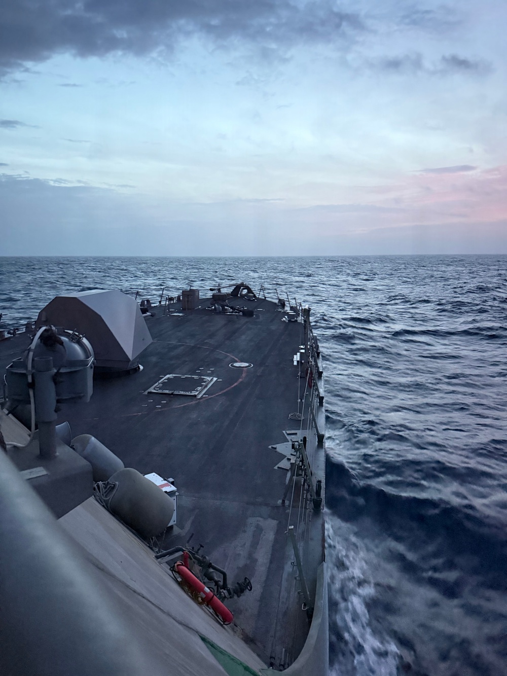 Littoral combat ship USS Billings (LCS 15) transits the coast of Venezuela, July 2, 2026.