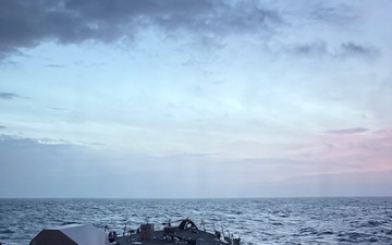 Littoral combat ship USS Billings (LCS 15) transits the coast of Venezuela, July 2, 2026.