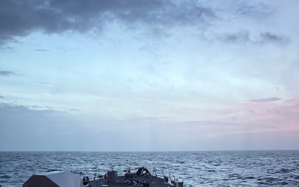 Littoral combat ship USS Billings (LCS 15) transits the coast of Venezuela, July 2, 2026.