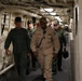 Venezuelan Army Maj. Gen. Delfín Alfredo Espinoza Torres, personnel director for the Bolivarian National Guard, tours the San Antonio-class amphibious transport dock ship USS Fort Lauderdale.