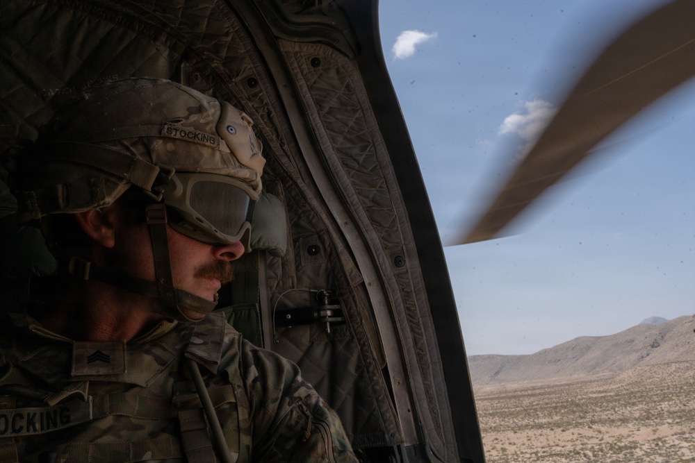 JTF-SB soldiers conduct sling load operation to assist U.S. Border Patrol