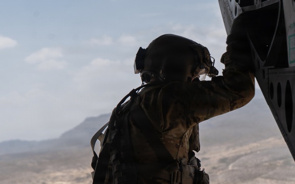 JTF-SB soldiers conduct sling load operation to assist U.S. Border Patrol