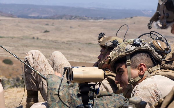 13th Marine Expeditionary Unit Conducts Supporting Arms and Coordination Exercise