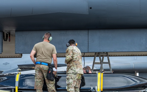 Dyess Airmen validate pre-flight procedures during LRASM Event Zero