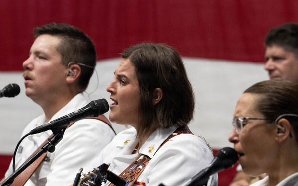 Navy Band Country Current helps nation celebrate 250th aboard USS Kearsarge