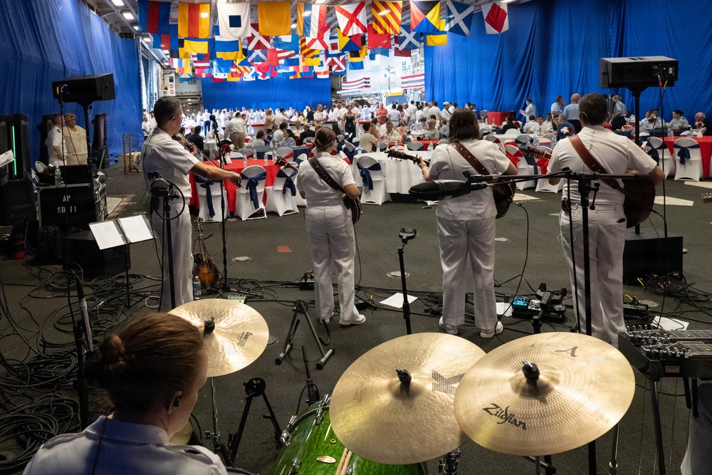 Navy Band Country Current helps nation celebrate 250th aboard USS Kearsarge
