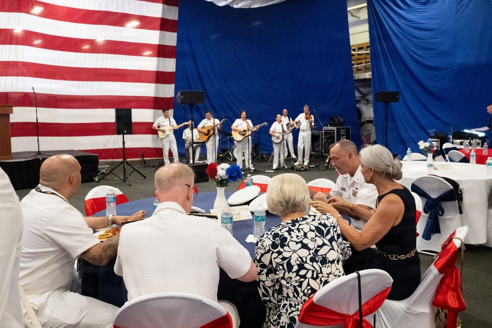 Navy Band Country Current helps nation celebrate 250th aboard USS Kearsarge