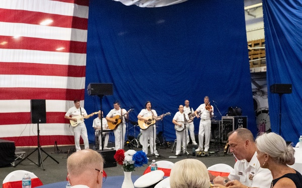 Navy Band Country Current helps nation celebrate 250th aboard USS Kearsarge