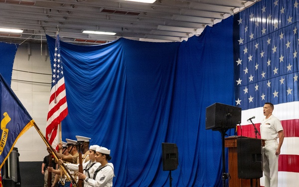 Navy Band Country Current helps nation celebrate 250th aboard USS Kearsarge