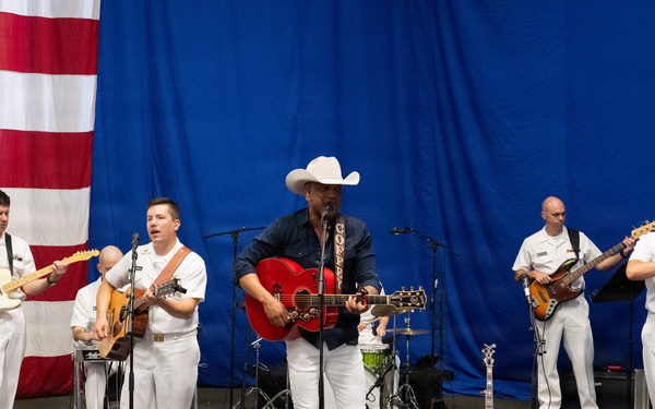 Navy Band Country Current helps nation celebrate 250th aboard USS Kearsarge