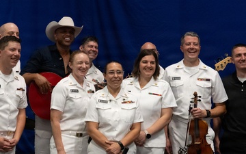 Navy Band Country Current helps nation celebrate 250th aboard USS Kearsarge