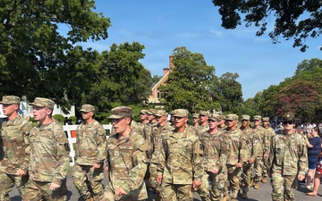 Joint Base Langley-Eustis marches in Yorktown 4th of July 250 parade