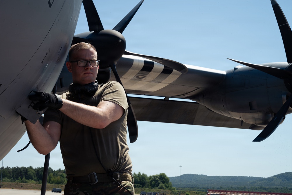 37th AS honors America's 250th anniversary over Germany