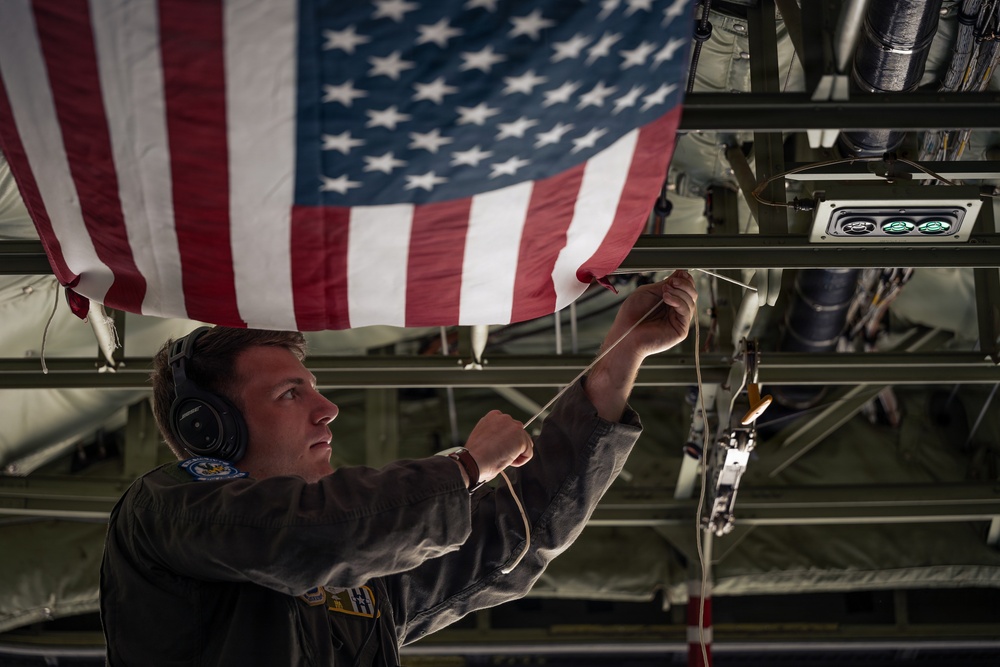 37th AS honors America's 250th anniversary over Germany