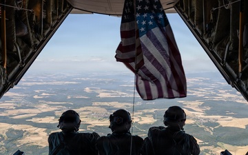 37th AS honors America's 250th anniversary over Germany