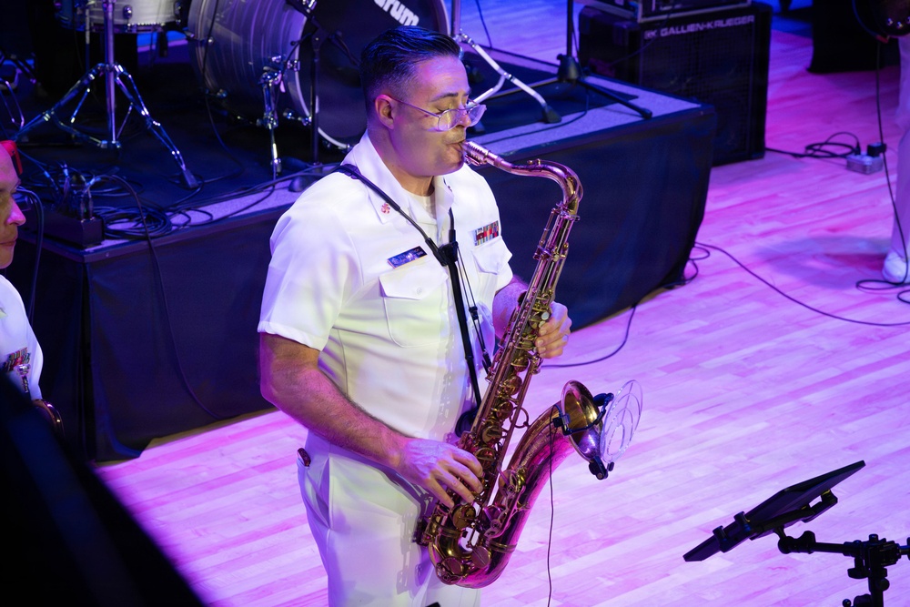 U.S. Naval Academy Band performs in Dothan