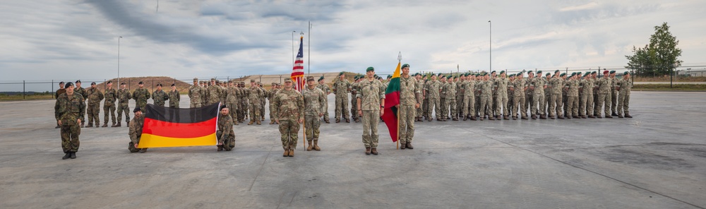 U.S., Lithuanian and German forces celebrate America 250 at Pabradė