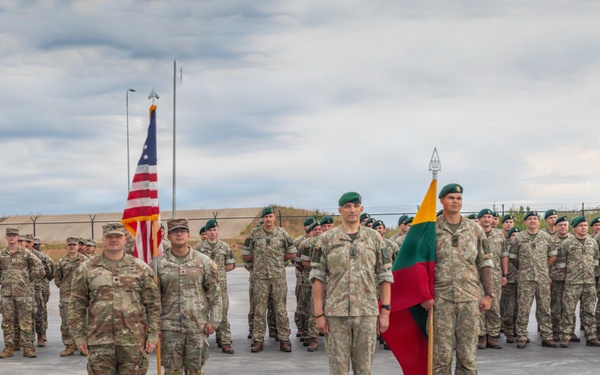 U.S., Lithuanian and German forces celebrate America 250 at Pabradė