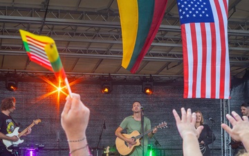 U.S., Lithuanian and German forces celebrate America 250 at Pabradė