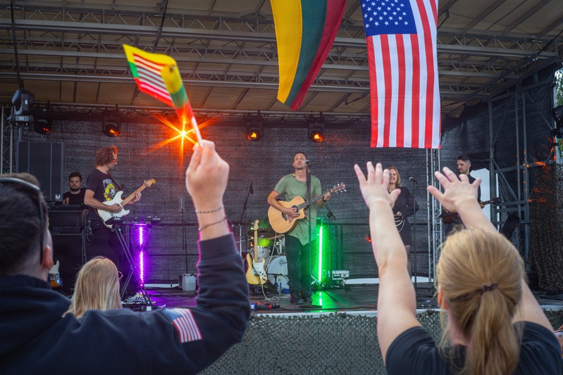 U.S., Lithuanian and German forces celebrate America 250 at Pabradė