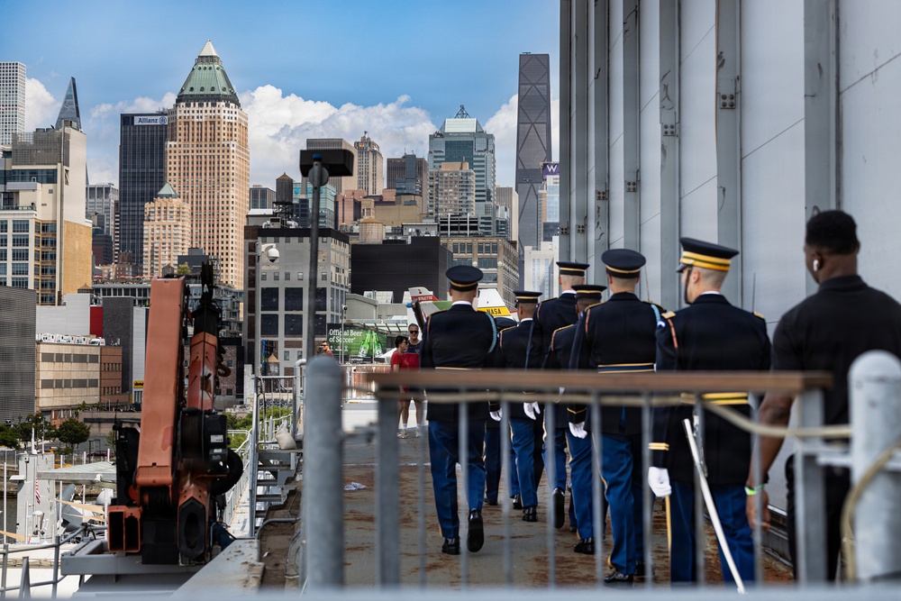 US Army Drill Team Visit New York City for America 250