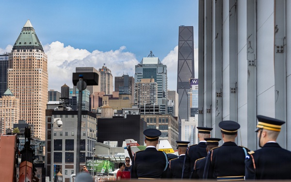 US Army Drill Team Visit New York City for America 250