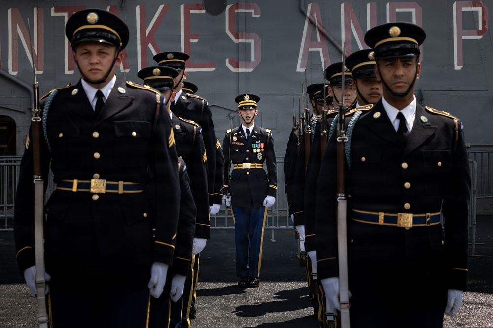 US Army Drill Team Visit New York City for America 250