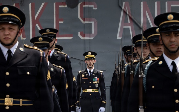 US Army Drill Team Visit New York City for America 250