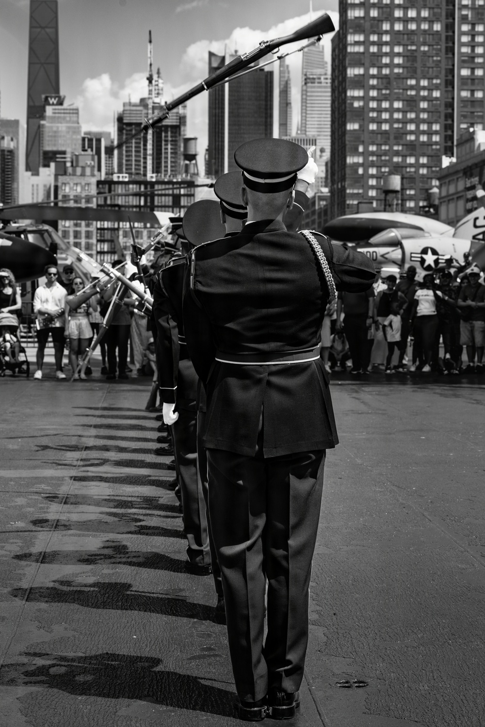 US Army Drill Team Visit New York City for America 250