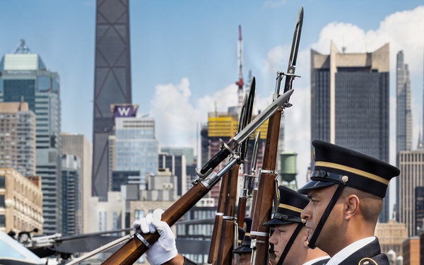 US Army Drill Team Visit New York City for America 250