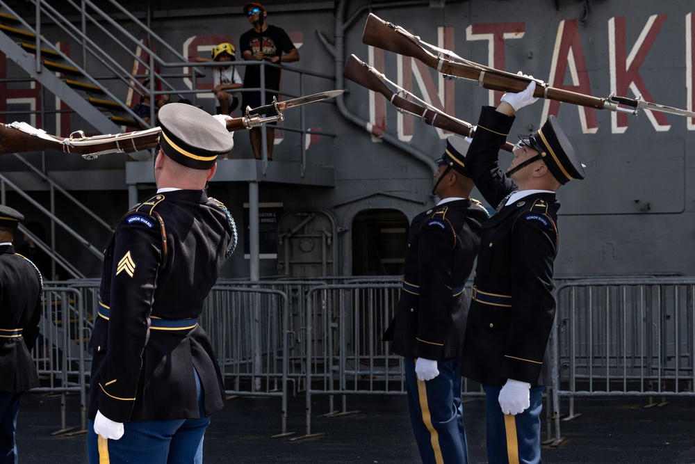 US Army Drill Team Visit New York City for America 250