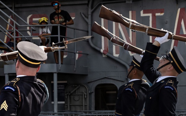 US Army Drill Team Visit New York City for America 250