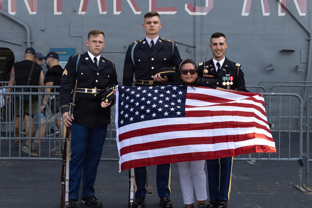 US Army Drill Team Visit New York City for America 250
