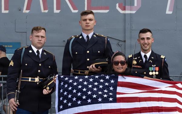 US Army Drill Team Visit New York City for America 250