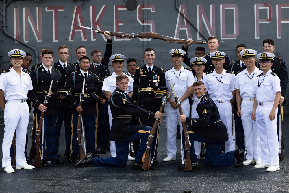 US Army Drill Team Visit New York City for America 250