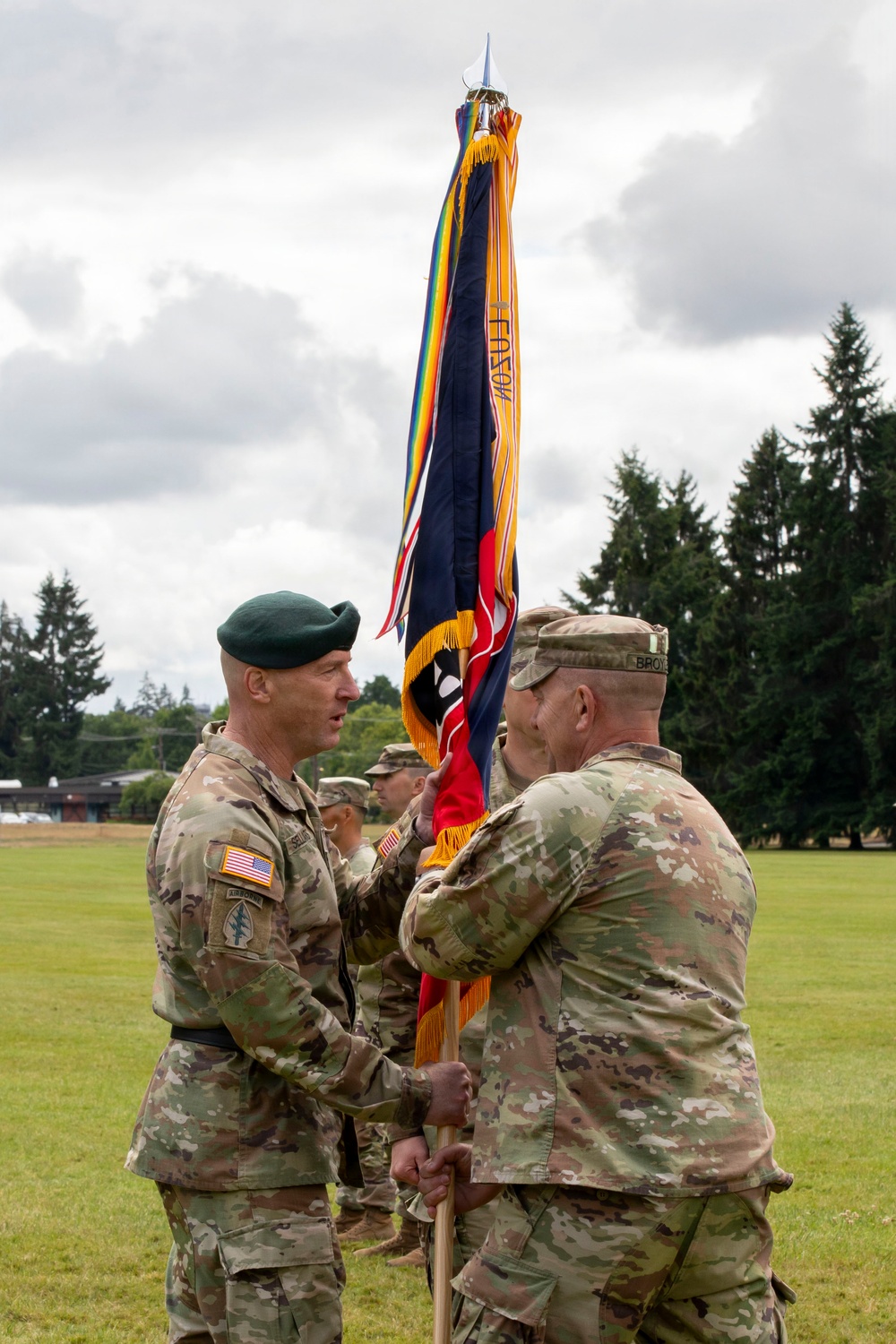 81st Stryker Brigade Combat Team conducts change of command ceremony