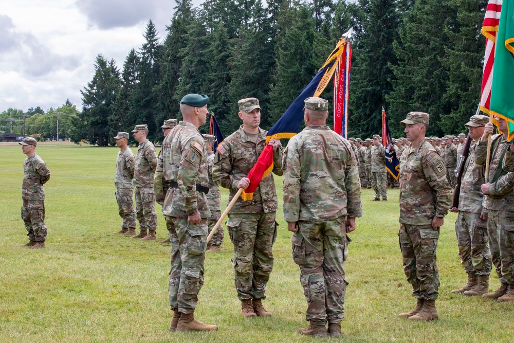 81st Stryker Brigade Combat Team conducts change of command ceremony