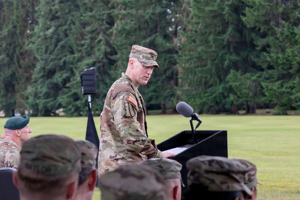 81st Stryker Brigade Combat Team conducts change of command ceremony