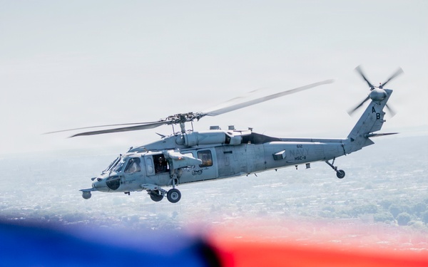 HSC-11 Participates in the INR 250 Flyover