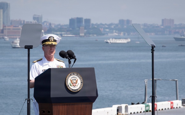 CNO Participates in International Fleet Review 250