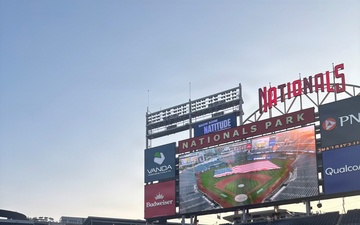 PAE SSP Employee Joins Washington Nationals Fans in Honoring Independence Day