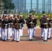U.S. Marine Corps Silent Drill Platoon Perform at Liberty Island
