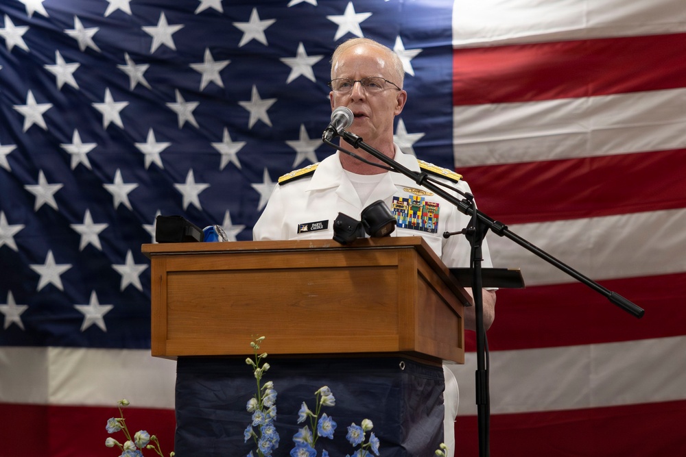 USS Arlington Welcomes CNO for International Naval Review 250