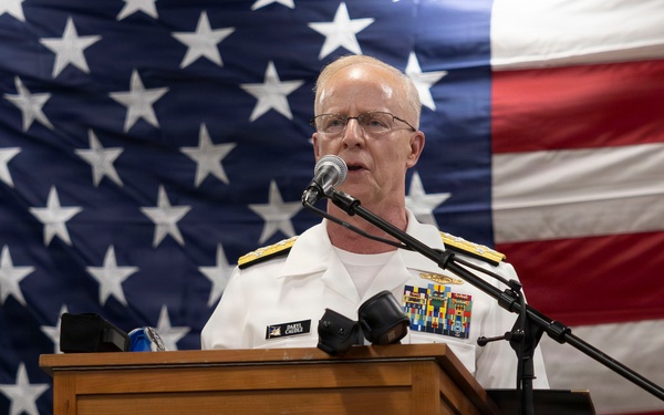 USS Arlington Welcomes CNO for International Naval Review 250