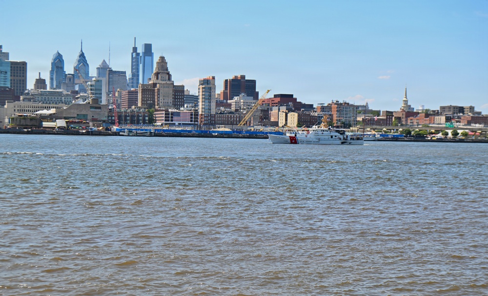 Coast Guard Secures Ferry from Philadelphia to Camden, New Jersey Amid America250