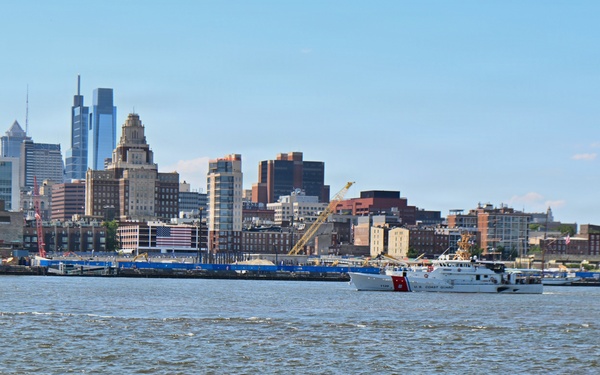Coast Guard Secures Ferry from Philadelphia to Camden, New Jersey Amid America250